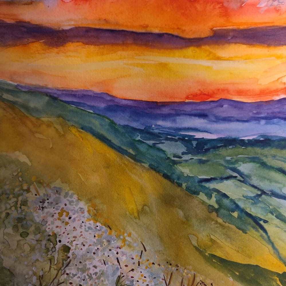Virginia Watercolor painting